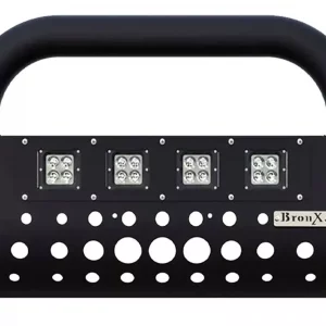 Burrera tumbaburros El Bronco Autopartes Alfa Bronx Black 01 con 4 Faros centrales led